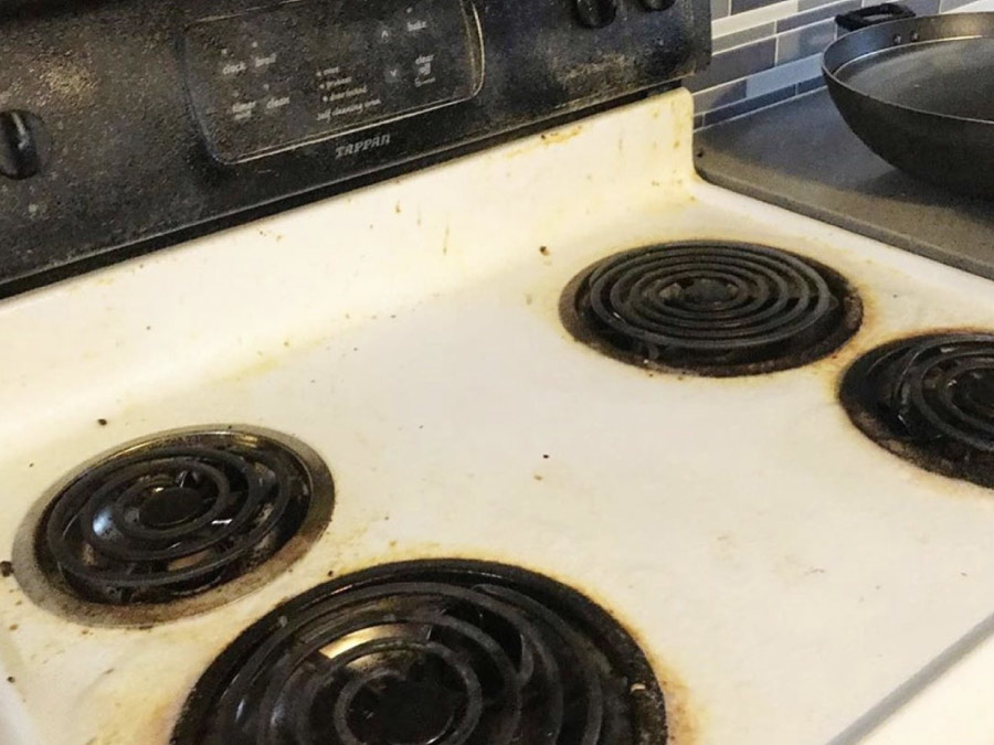 Before cleaning