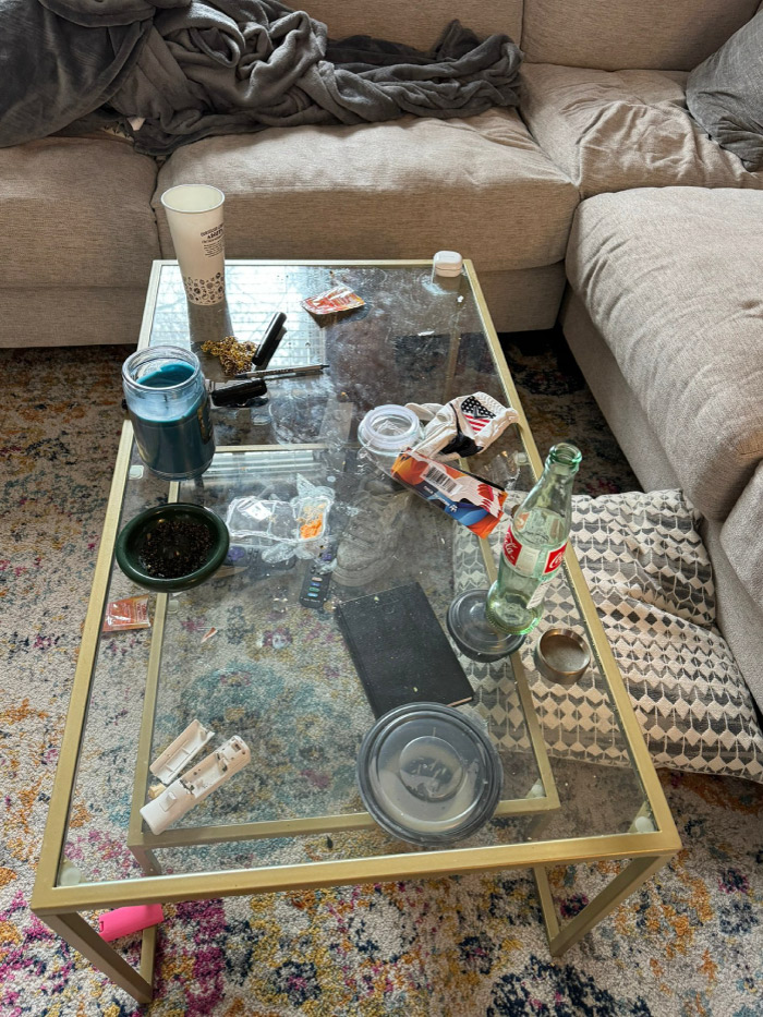 Before cleaning